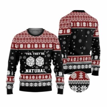2025 Christmas DnD Yes Witches They’re Natural Ugly Christmas Sweater