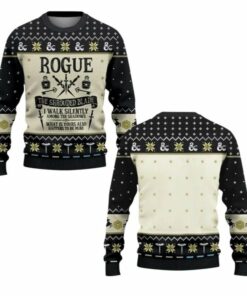 2025 Christmas Dnd Rogue The Shrouded Blade Ugly Sweater