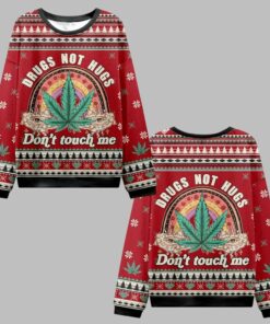 2025 Christmas Drugs Not Hugs Ugly Christmas Sweater