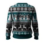 2025 Christmas Eagles Reindeer Football Ugly Sweater