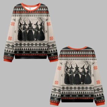 2025 Christmas Girls Will Be Girls Witch Ugly Christmas Sweater