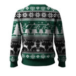 2025 Christmas Jets Reindeer Football Ugly Sweater