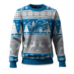 2025 Christmas Lions Reindeer Football Ugly Sweater 1 2025 Christmas Lions Reindeer Football Ugly Sweater