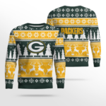 2025 Christmas Packers Reindeer Football Ugly Sweater 1 2025 Christmas Packers Reindeer Football Ugly Sweater