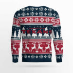 2025 Christmas Texans Reindeer Football Ugly Sweater