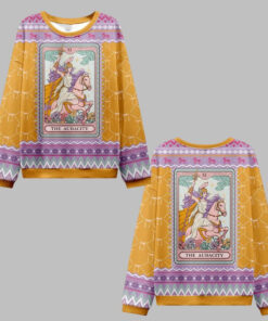 2025 Christmas The Audacity Tarot Card Ugly Christmas Sweater