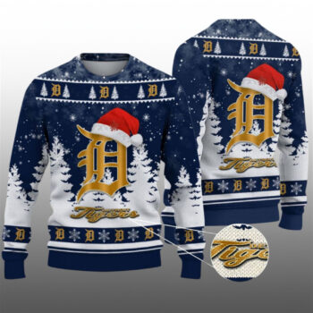 2025 Christmas Tigers Ugly Christmas Sweater