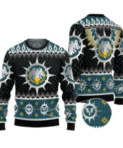2025 Christmas Warhammer Raven Guard Iconic Ugly Christmas Sweater
