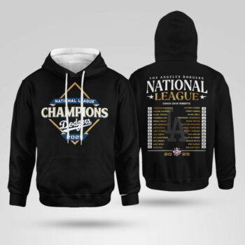 2025 Dodgers National League Champions 2025 Hoodie Style 3