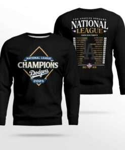 2025 Dodgers National League Champions 2025 Hoodie Style 3