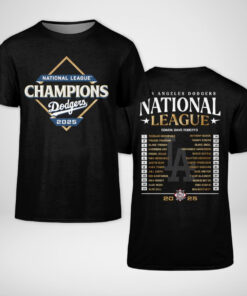 2025 Dodgers National League Champions 2025 Hoodie Style 3