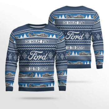 2025 Ford Holiday Oh What Fun it is Ugly Sweater