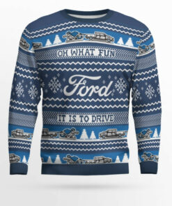 2025 Ford Holiday Oh What Fun it is Ugly Sweater