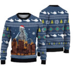 2025 Godzilla Ugly Christmas Sweater