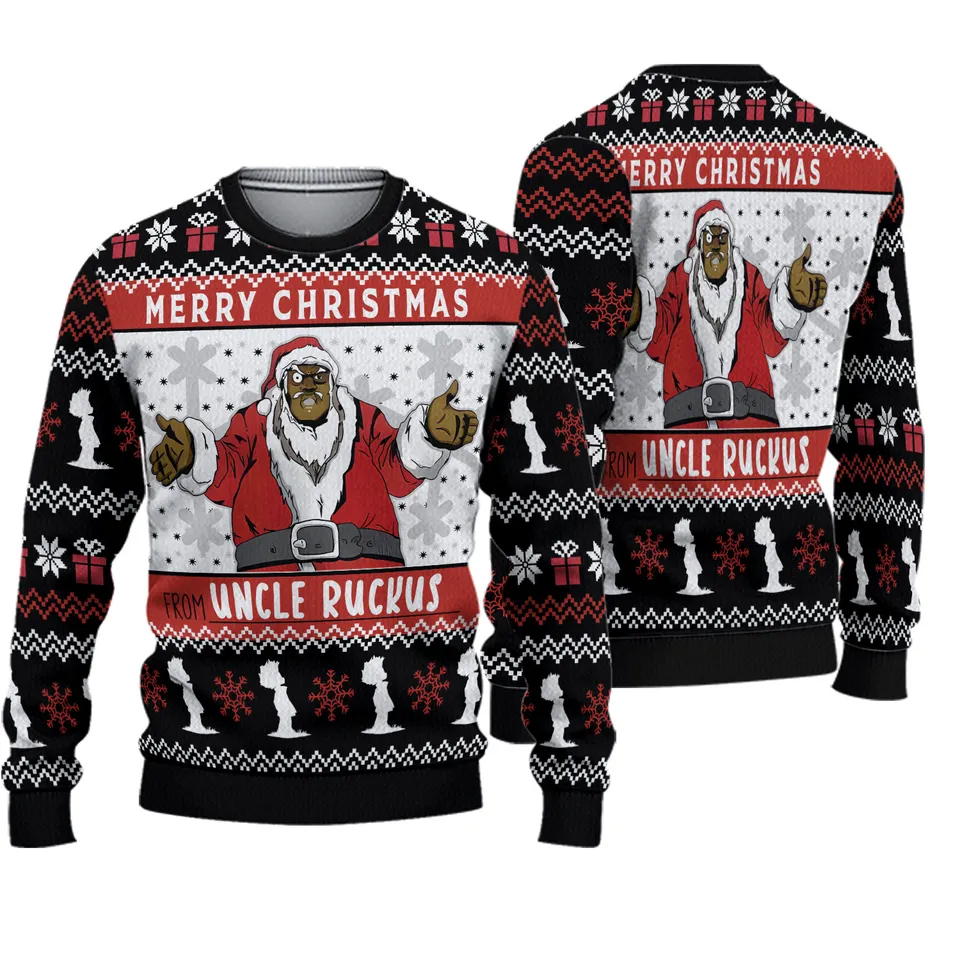 2025 Merry Christmas From Uncle Ruckus Ugly Christmas Sweater 2025 Merry Christmas From Uncle Ruckus Ugly Christmas Sweater