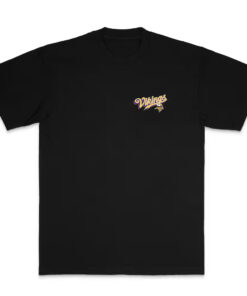 2025 Minnesota Vikings Born x Raised Black Pro Script T-Shirt