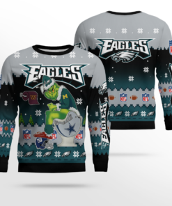 2025 Philadelphia Eagles Funny Christmas Ugly Sweater