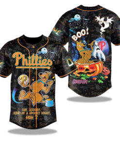 2025 Philadelphia Phillies Scooby Doo Halloween Night Baseball Jersey