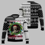 2025 Terrifier Santa Hat Ugly Christmas Sweater