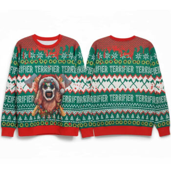 2025 Terrifier Ugly Christmas Sweater