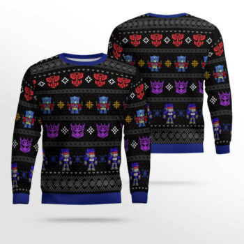 2025 Transformers Ugly Christmas Sweater