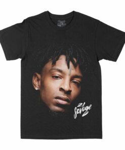 21 Savage "Big Face" Graphic T-Shirt