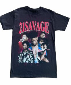 21 Savage "Red Rain" Graphic T-Shirt