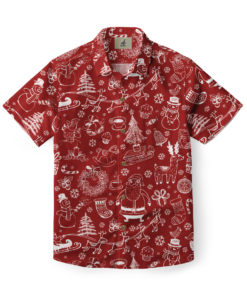 2025 Christmas Cheerful Traditional Christmas Hawaiian Shirt