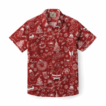 2025 Christmas Cheerful Traditional Christmas Hawaiian Shirt