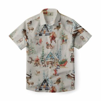 2025 Christmas Bright Traditional Christmas Hawaiian Shirt