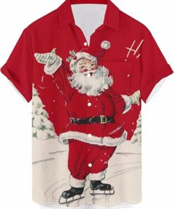 2025 Christmas Jolly Santa Holiday Hawaiian Shirt