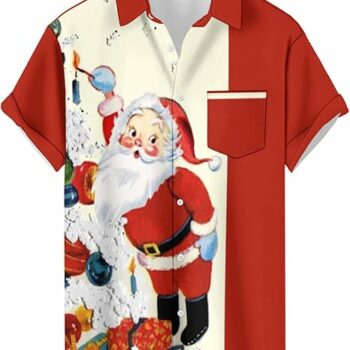2025 Christmas Happy Santa Vacation Hawaiian Shirt