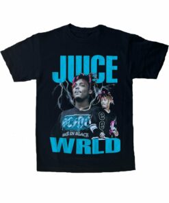 Juice Wrld Back In Black Graphic T-Shirt