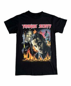 Travis Scott Flame Graphic T-Shirt