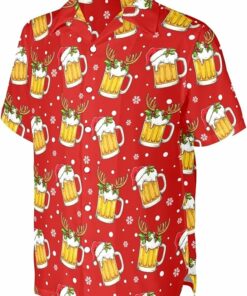 2025 Christmas Beer Celebration Holiday Hawaiian Shirt