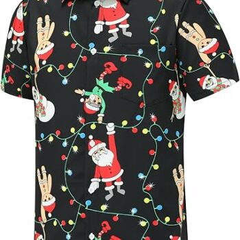 2025 Christmas Santa Claus Joyful Holiday Hawaiian Shirt