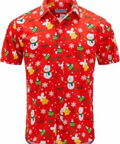 2025 Santa Hawaiian Shirt – Fun Christmas Vacation Button Down