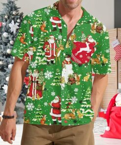 2025 Christmas Holiday Icons Hawaiian Shirt