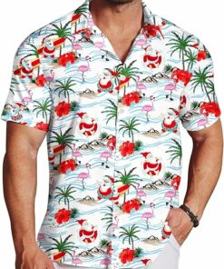 2025 Christmas Chill Santa Holiday Hawaiian Shirt
