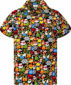 2025 Christmas Classic Festive Pattern Hawaiian Shirt