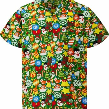 2025 Christmas Joyful Classic Pattern Hawaiian Shirt