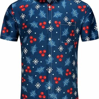 2025 Christmas Minimalist Christmas Design Hawaiian Shirt
