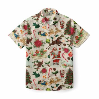2025 Christmas Vibrant Traditional Christmas Hawaiian Shirt