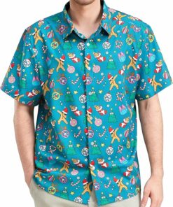 2025 Christmas Merry Gingerbread Man Hawaiian Shirt