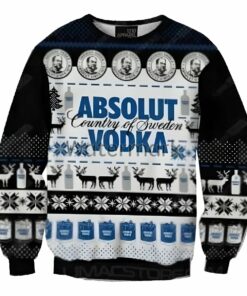 Absolut Vodka Christmas Ugly Sweater