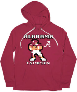 Alabama Football Ty Simpson Retro Baller Hoodie