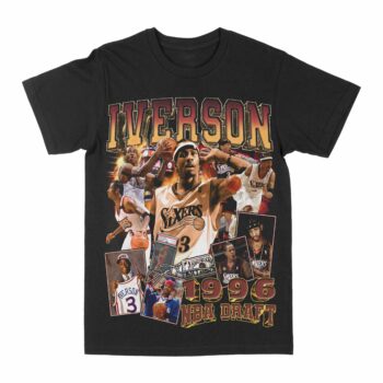 Allen Iverson "96 Draft"  Graphic T-Shirt