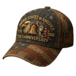 America 250th Anniversary Patriotic Baseball Cap