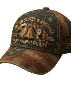 America 250th Anniversary Patriotic Baseball Cap