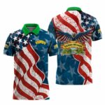 Sierra Nevada American Eagle Flag Polo Shirt
